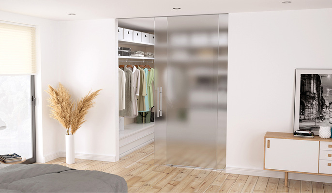 Die Sonderlösungen der MasterTrack BT Schiebetür-Serie kommen dann zum Einsatz, wenn Einbausituationen mehr als eine einfache Decken- oder Wandmontage erfordern.