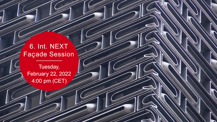 Der 6. International NEXT Facade Session präsentiert ambitionierte Branchen-Newcomer und deren visionäre Fassadenkonzepte.