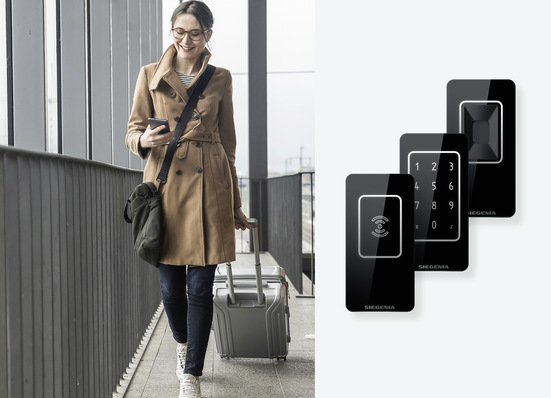 Der neue Fernzugriff macht die Bedienung der Zutrittskontrollsysteme von SIEGENIA noch vielseitiger: Per Smartphone können Endanwender nun z. B. befugten Personen jederzeit und von überall aus Zutritt zum Gebäude gewähren.