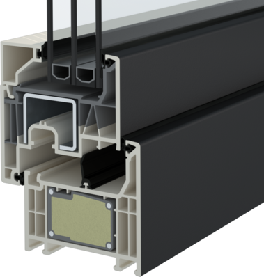 Ausgewählte Profile des System Elegant werden unter dem Namen „Phoenix“ zu 100 % aus wiederverwertetem Kunststoff hergestellt.