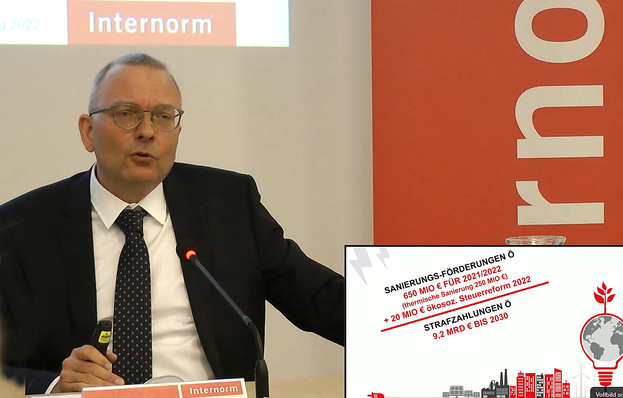 Internorm Unternehmenssprecher und Miteigentümer Christian Klinger auf der Bilanz-Pressekonferenz am 01. März 2022