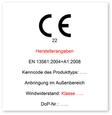 Mit der delegierten Verordnung können ZIP-Systeme und Pergolen die Angabe einer WWK enthalten.