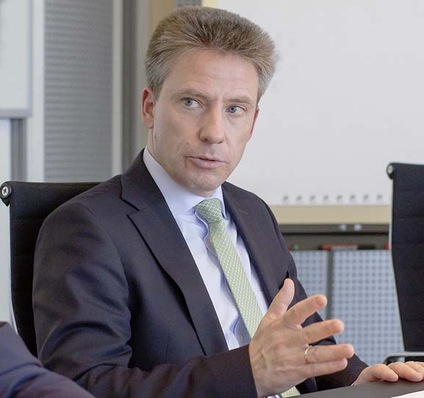Der Vorstandsvorsitzende der VEKA Gruppe, Andreas Hartleif.