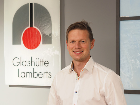 Christian Baierl, der neue Geschäftsführer der Glashütte Lamberts