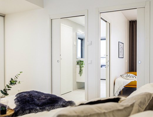 Auch die ­Eclisse Schiebe­türen ­Unico können als Set ­geordert ­werden.