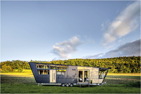 Ein smartes und mobiles Tiny House, das aktuelle Trends aufgreift und darüber hinaus in die Zukunft des Wohnens weist: das ContiHome.