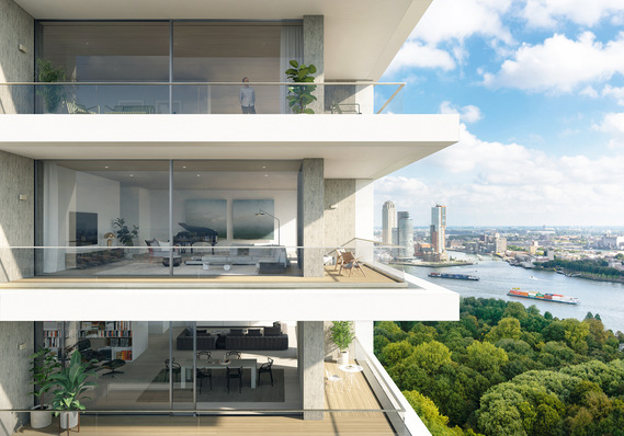 In strategischer Partnerschaft mit air-lux hat Schüco in diesem Jahr mit dem Schiebesystem AS AL 75 (Aluminium Sliding air-lux, 75 mm Bautiefe) eine Produktlösung für Wohnhochhäuser vorgestellt. Das Besondere: die patentierte  Dichtungstechnologie .