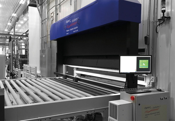 Mögliche Scanner-Positionierung eines Osprey 10_Distortion an einer ESG/TVG Linie