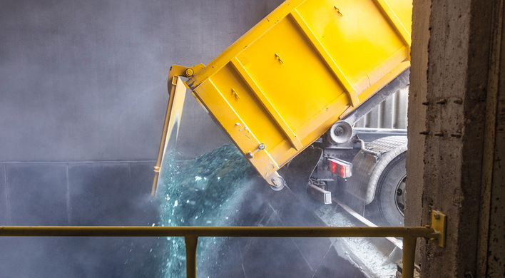 Die große Aufgabe ist es, Altglas aus Gebäuden für die Flachglasproduktion zugänglich zu machen. 