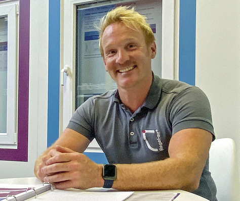 Thomas Verhoeven, Geschäftsführer Regel-air, beim Gespräch im Showroom des ­Unternehmens.