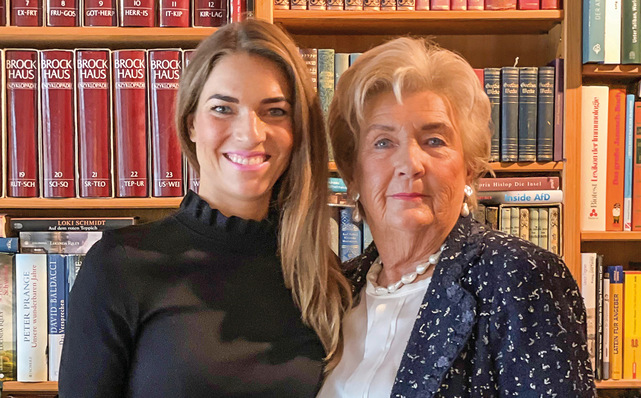 Geschäftsführerin Rosemarie Natter und Tochter B﻿arbara Bosse