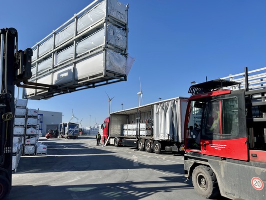 Auch Transport und Logistik bei GEALAN werden immer effizienter und nachhaltiger.
