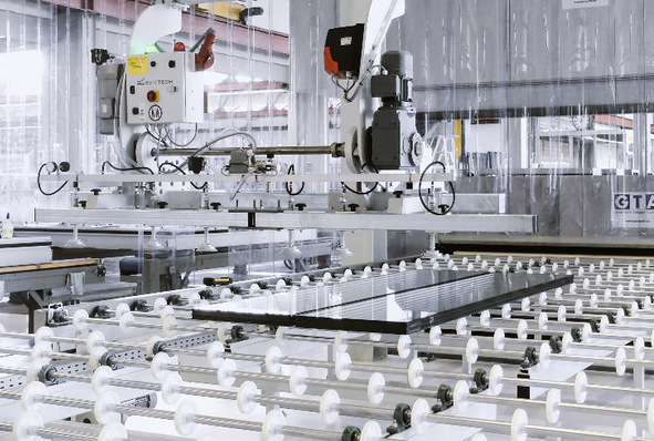 Gläser von 80 – 800 kg werden heute mit der Hebetechnik von eurotech in der Produktion von Gartner in ­Gundelfingen bewegt.