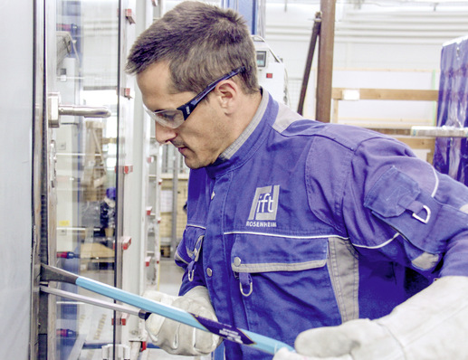 Einbruchprüfung am ift Rosenheim