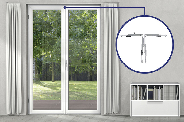 Ein raffiniertes Bauteil von Winkhaus für mehrflügelige Terrassen- und Balkontüren macht Einbrechern das Leben schwer.