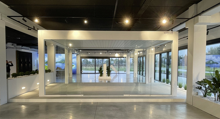 Aliplast stellt ein Somnium mit Lamellen in den Dimensionen 4000 × 3000 mm vor.