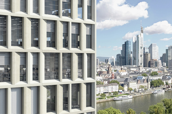 Die Windra Flachlamelle 80 WF wurde speziell für anspruchsvolle, windexponierte Fassaden ­entwickelt und hält Windgeschwindigkeiten bis zu 90 km/h stand.