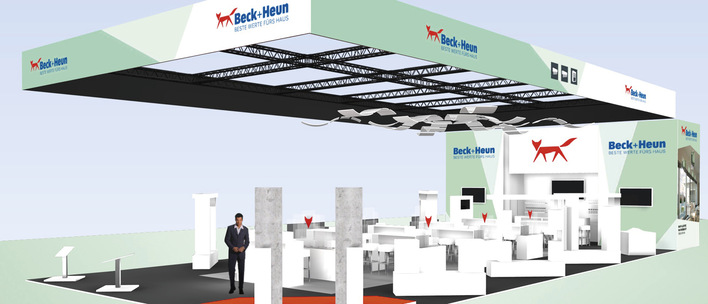 Auf dem knapp 250 m² großen Messestand in Halle A3 – Stand 302 kann das Fachpublikum einen ersten Blick auf das nachweislich energieeffiziente Lüftungssystem Airfox Plus werfen