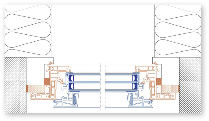 Minimalinvasives Sanieren: Der alte Blendrahmen bleibt erhalten durch ­Einschub eines neuen von innen aufgedoppelt. 
