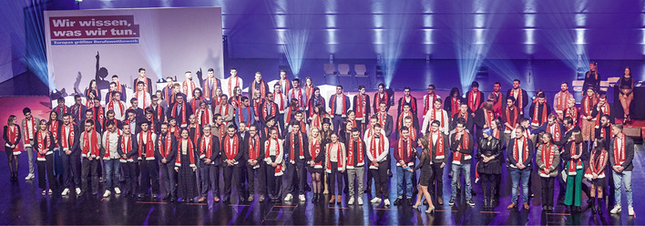 Jedes Jahr messen sich in 130 Gewerken Absolventinnen und Absolventen der Berufsausbildungen um den Bundessieg.