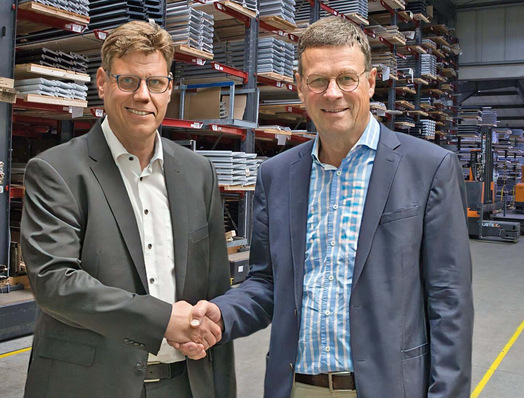 Vertriebsleiter Marcus Roeb und Uwe von den Hoff.