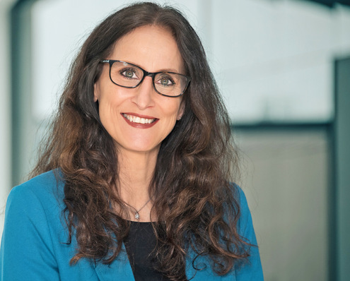 Elke Harreiß, Abteilungsleiterin FENSTERBAU FRONTALE bei der Nürnbergmesse.