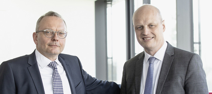 Christian Klinger (l.) und Johann Habring