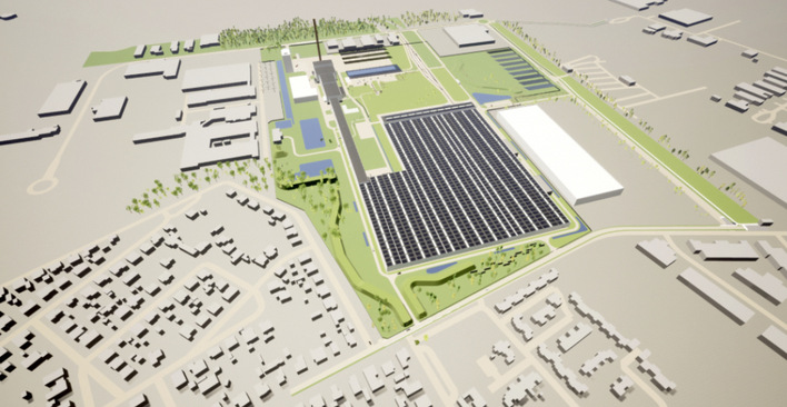 So soll das neue Floatwerk von Glas Trösch in Lommel (B) aussehen.