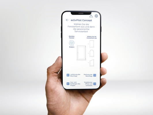 Winkhaus entwickelte eine App für Fensterprofis, die das Handling in der Praxis erklärt.