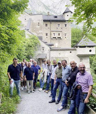 Der Besuch der Burg Hohenwerfen, plus Rittermahl, stand auf dem Programm.