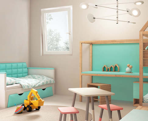 Mit dem Drehkipp-Beschlagprogramm „Roto NX“ unterstützen Fensterhersteller die flexible Nutzung von Gebäuden und Räumen: Nach einer Umrüstung auf den Kipp-vor-Dreh-Beschlag „TiltFirst“ etwa verhindert der abgeschlossene Griff, dass sich das Fenster aufdrehen lässt. Die Kipplüftung bleibt nutzbar, aber z. B. Kinder sind vor den Gefahren geschützt, die von einem vollständig geöffneten Fenster ausgehen können.