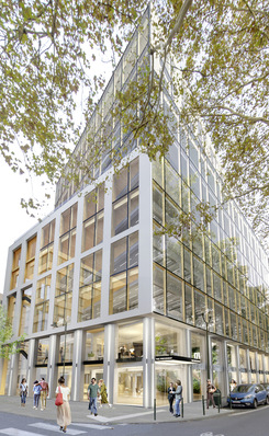 Die schaltbaren eyrise Sonnenschutzgläser sind ein wichtiger Teil des nachhaltigen Gebäude-Konzepts.