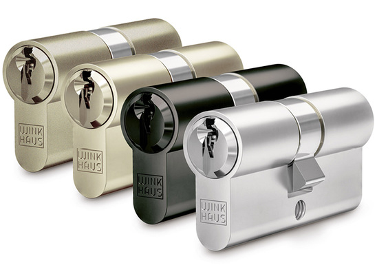 Winkhaus Schließzylinder der beliebten Baureihen sind auch in weiteren Farbvarianten verfügbar.