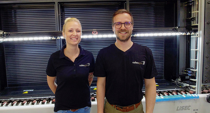 Christin Pannier, ­Leiterin des Standorts, und Tino Graurock, Betriebsleiter