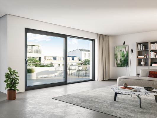 Verschiedene Elementtypen, zwei Dichtungskonzepte und zahlreiche Oberflächenvarianten bieten Gestaltungsfreiheit.