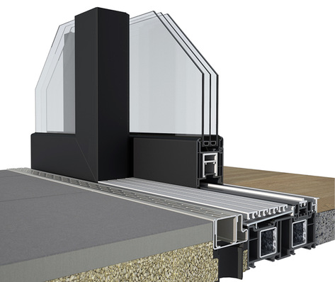 Deceuninck legte bei der Entwicklung der neuen barrierefreien Schwelle besonderes Augenmerk auf die nahtlose Integrationsmöglichkeit in das bereits bestehende System.