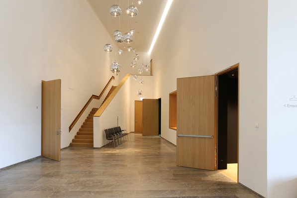 Neuform-Türen erfüllen in der Tauberphilharmonie Weikersheim alle Anforderungen an Flucht-, Brand-, Rauch- und Schallschutz. 