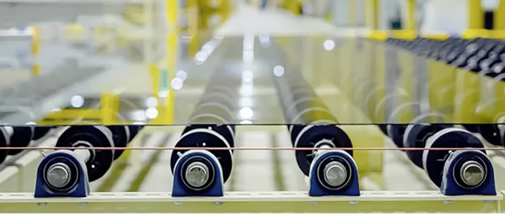  Seit Kurzem fertigt Guardian Glass in Bascharage sein Float mit einer neuen Anlage.