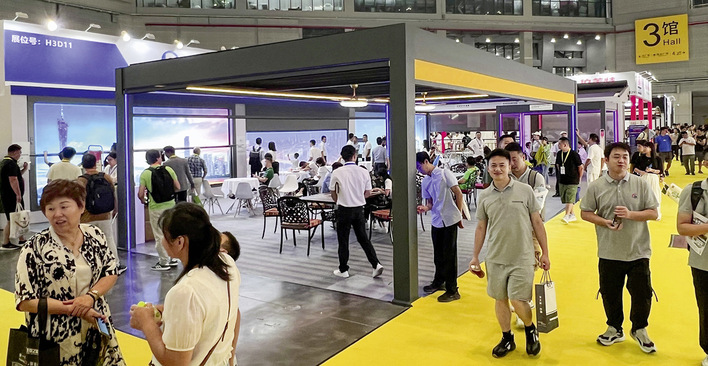  Der Bereich Outdoor Living war bereits aus der R+T Asia 2023 sehr stark vertreten.