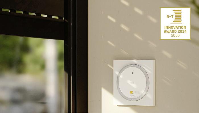  Mit Amy sun protect io bietet Somfy eine effiziente und unkomplizierte Lösung für den thermischen Komfort, die ganz einfach zu bedienen ist.