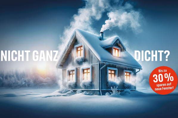  Nicht ganz dicht? So lautet die Zuschusskampagne von Gugelfuss.