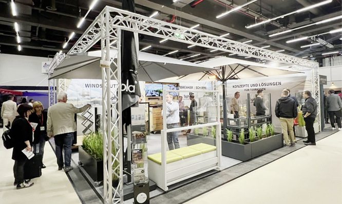  Aussteller aus dem Outdoor Living Segment sind über mehrere Hallen verteilt , und damit für den Messebesucher teilweise schwierig zu finden.