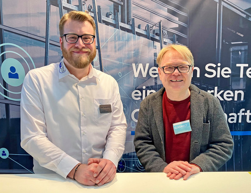  Felix Spangenberg im Gespräch mit GW-Redakteur Matthias Rehberger.