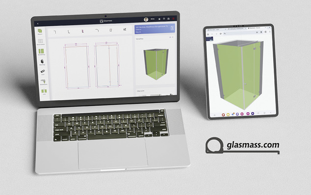  Der Glaskonfigurator kann auch zur Präsentation genutzt werden.