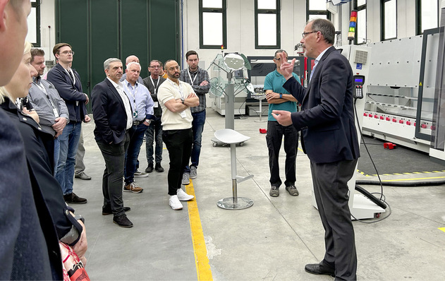  Viele Verarbeiter aus Deutschland waren der ­Einladung nach Pesaro zum Biesse Open House gefolgt.