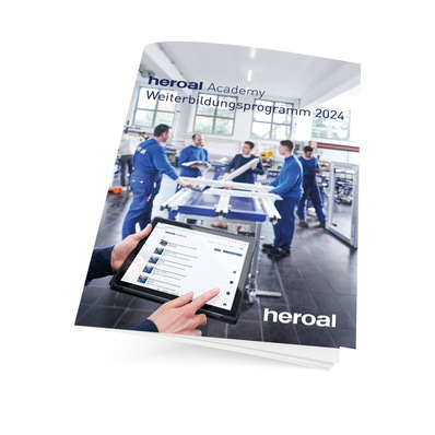 Das heroal Weiterbildungsprogramm für 2024 kann jetzt abgerufen werden.