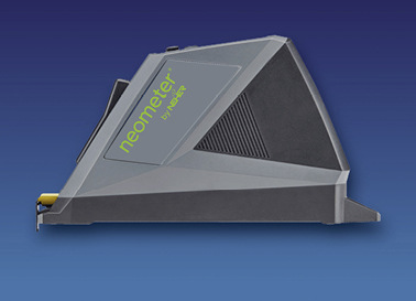  Das digitale Rollmeter „Neometer“ überträgt die gemessenen Daten per Bluetooth an die Aufmaß-App und eigene digitale ERP-Systeme.