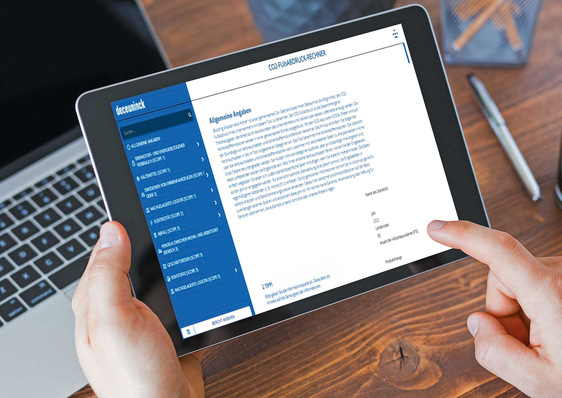  Mit dem neuen CO2-Fußabdruck-Rechner unterstützt Deceuninck seine Partner bei der Emissionskalkulation.