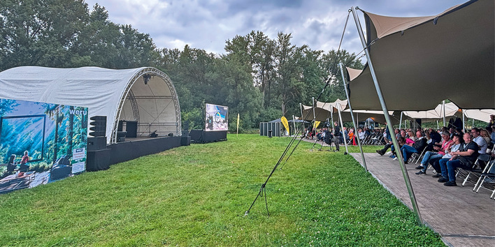 Sommerfest von Weru auf der Nonnenau bei Mainz