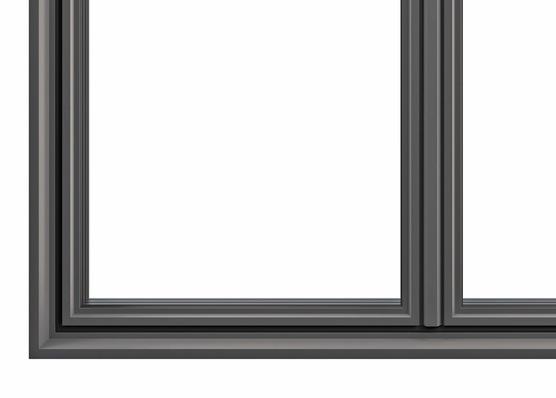 Miru Evo Steel knüpft an die Ästhetik traditioneller Stahlfenster an, die für Lofts und Industriegebäude charakteristisch ist.